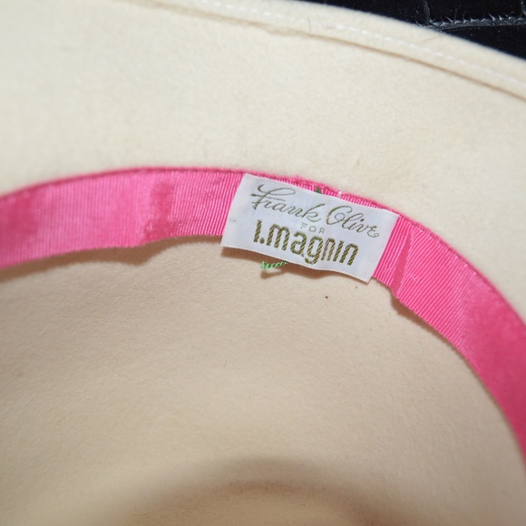 ?Frank Olive 100% Wool Hat with Rhinestones*NEW main image 9